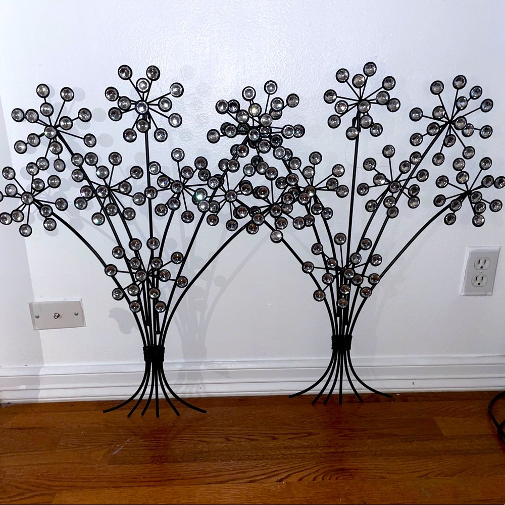 Jeweled Wall Trees Decor